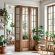 实木门折叠门阳台门厨房门定制简约对开门日式 推拉门隐形门隔断门