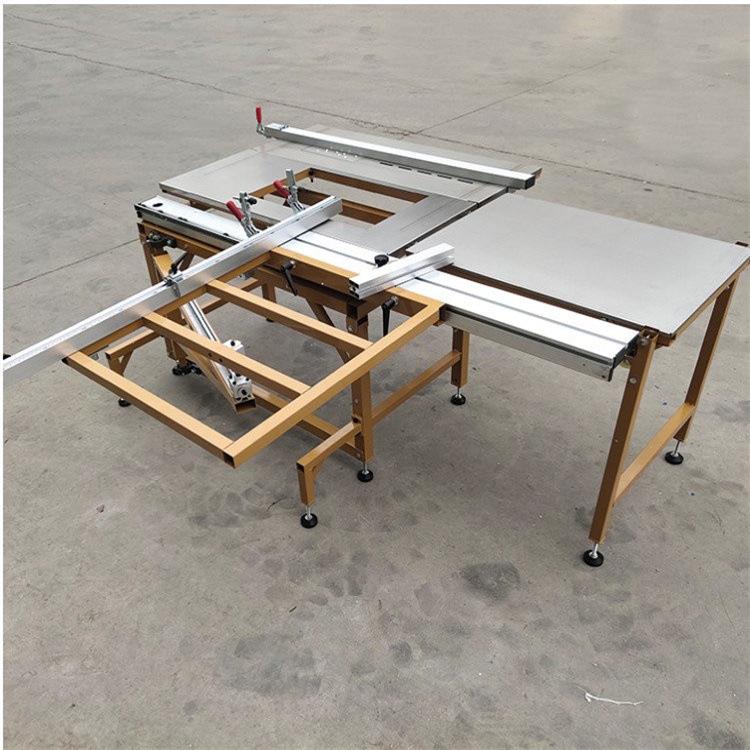 木工多功能倒装隐形电动斜切无尘子母锯防崩边三胺板全自动裁板锯