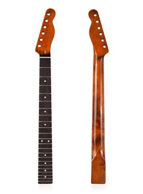 [TL搽色亮光]22品玫瑰木指板吉他琴柄琴颈for TL Telet-牛骨上枕