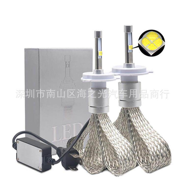 跨境热销R3高亮led大灯 铜带散热汽车led大灯 LED前照灯 厂家直销