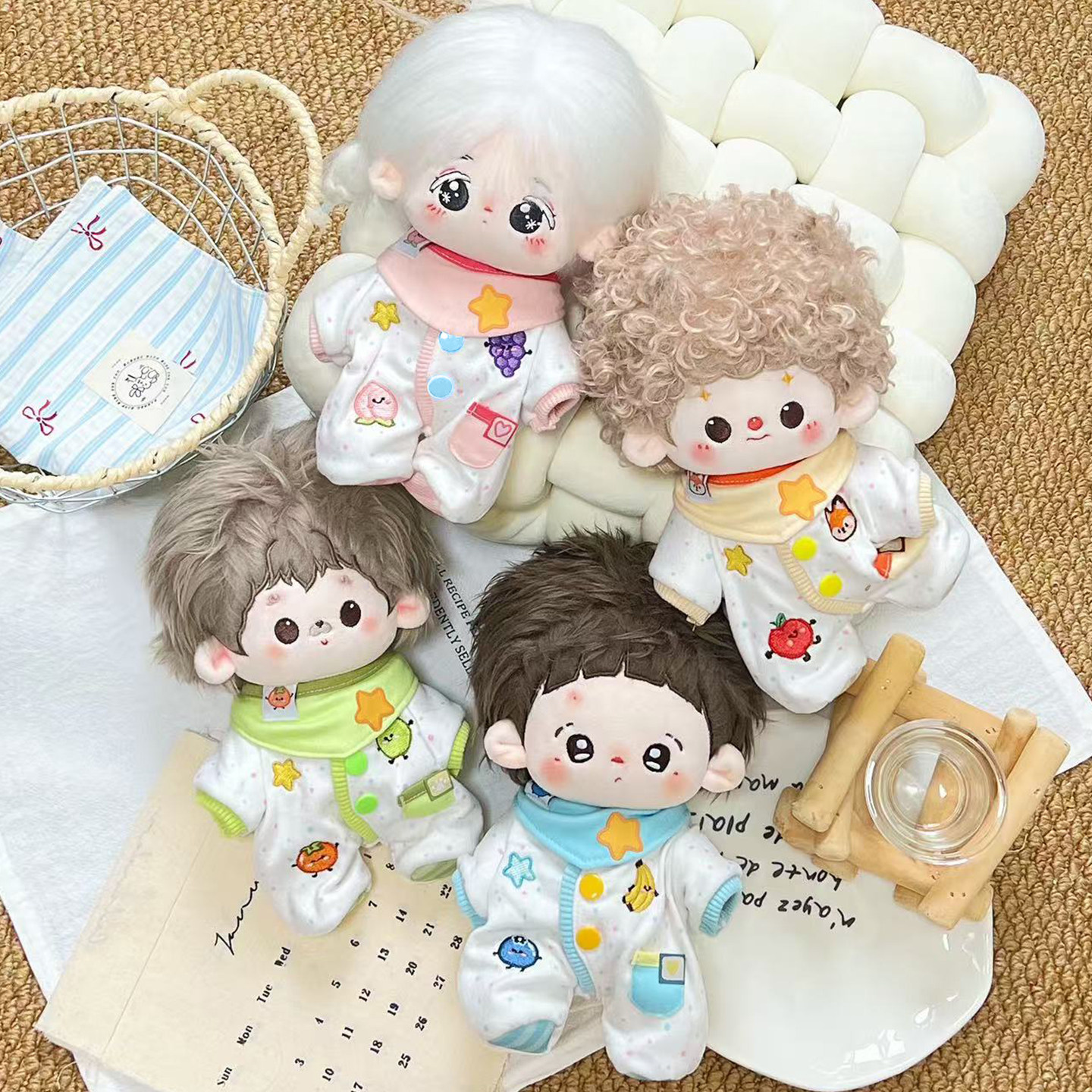 20cm娃衣水果刺客爬爬服