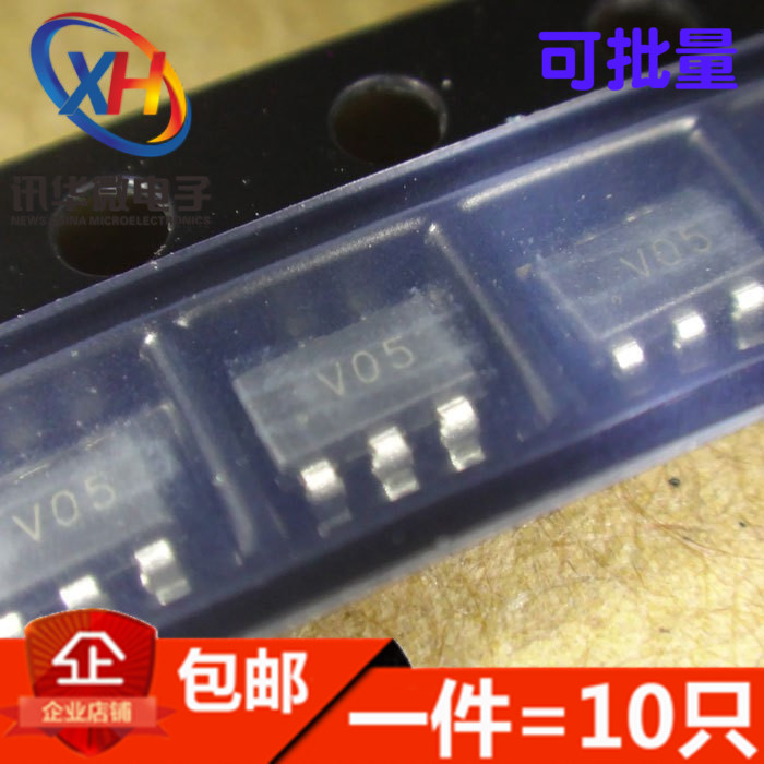 SRV05-4 SRV05-4.TCT SRV05-4-P-T7 V05 TVS/ESD二极管(10只)