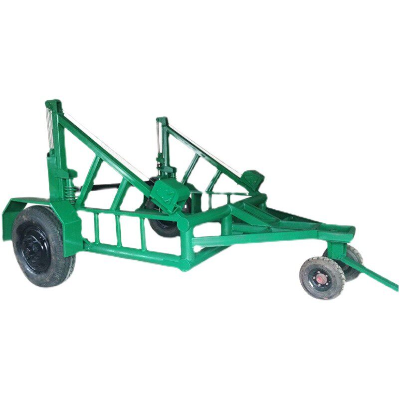加厚型电缆拖车 多功能收线放线车 放钢线支架 液压 手摇放电缆车