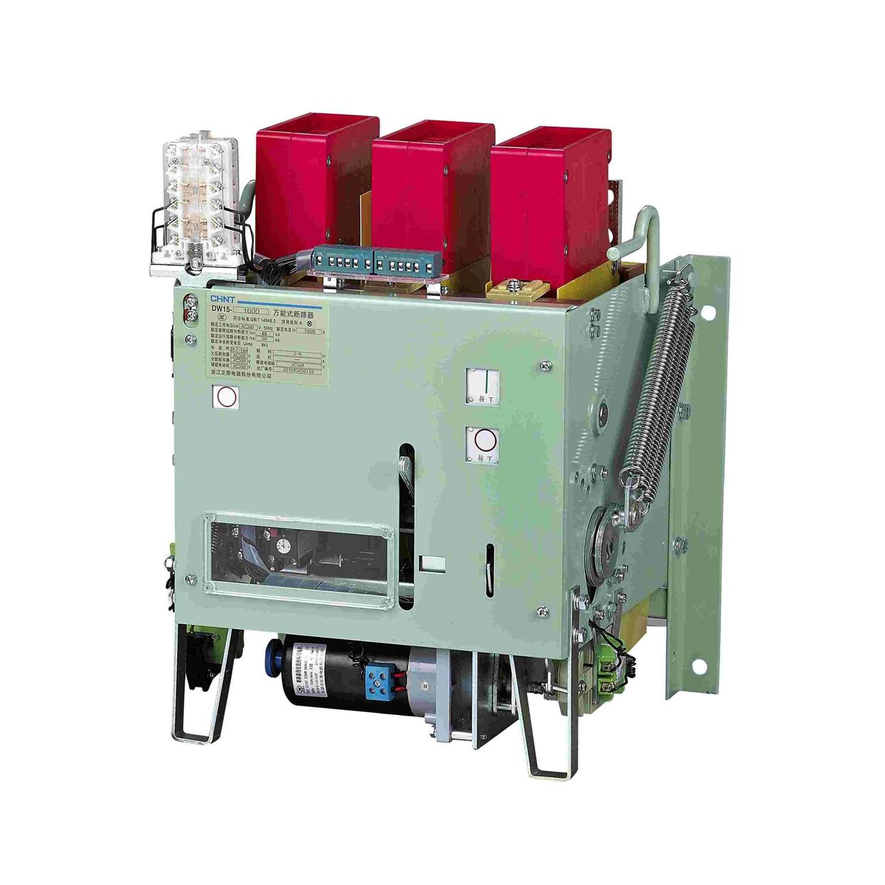 正泰万能式断路器DW15-630电磁1600A热磁电动2500框架220 380V*