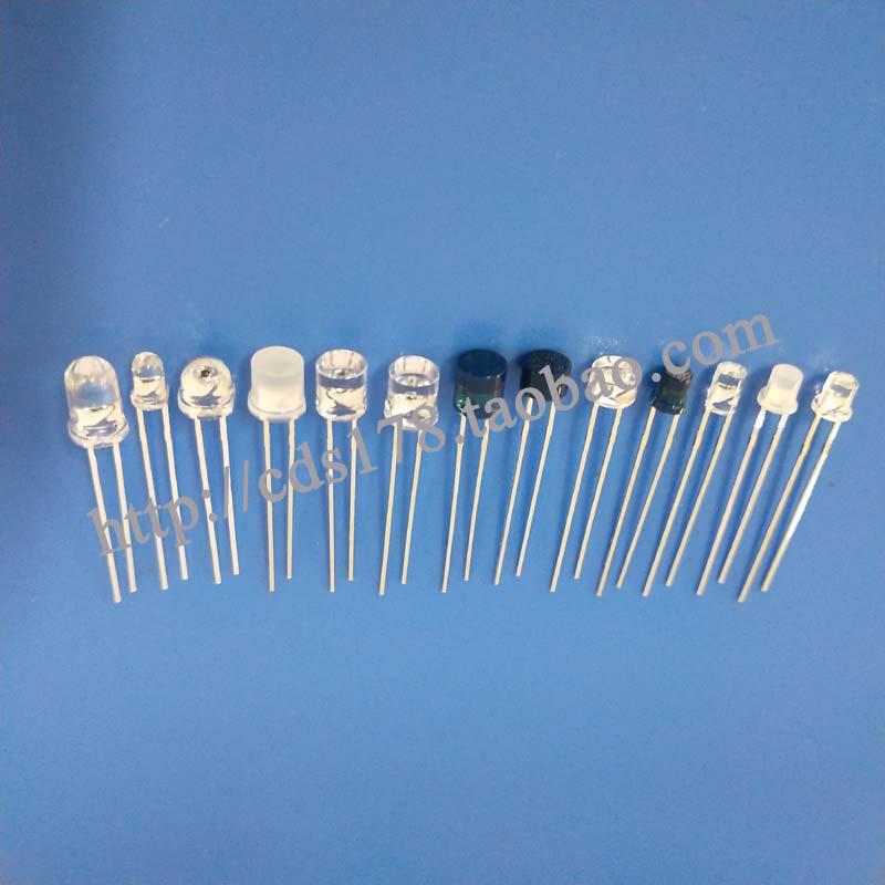 3mm 5mm全新环保光敏传感器替光敏电阻 滤红外光敏 包邮*