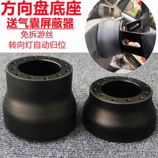 新款13寸OMP翻毛皮方向盘椭圆JDM赛车竞技快拆D型真皮方向盘320mm