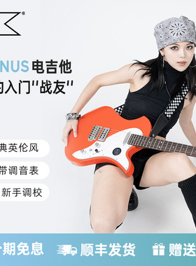 AKAMA电吉他SONUS官方旗舰店初学者吉他入门自带调音器