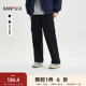 男士 工装 口袋休闲裤 三福2025冬季 抽绳橡筋腰宽松长裤 512085