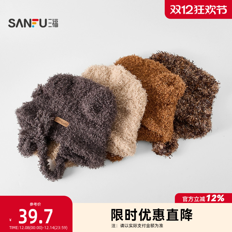 三福可爱熊熊西瓜帽 萌趣清新活力创意服饰配件帽子848685