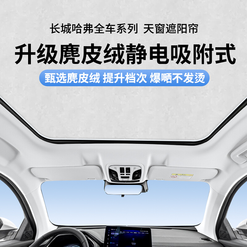 哈弗H65大狗枭龙MAX全景天窗遮阳板挡光布天幕隔热层防晒帘车顶膜