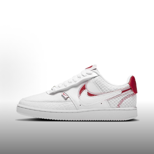 Nike耐克CourtVision1双钩鸳鸯低帮板鞋女款白色CI7827-100[wf]