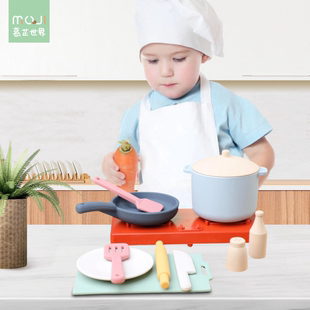 过家家厨房玩具食品级硅胶2 5岁宝宝体验角色扮演男孩女孩可啃咬