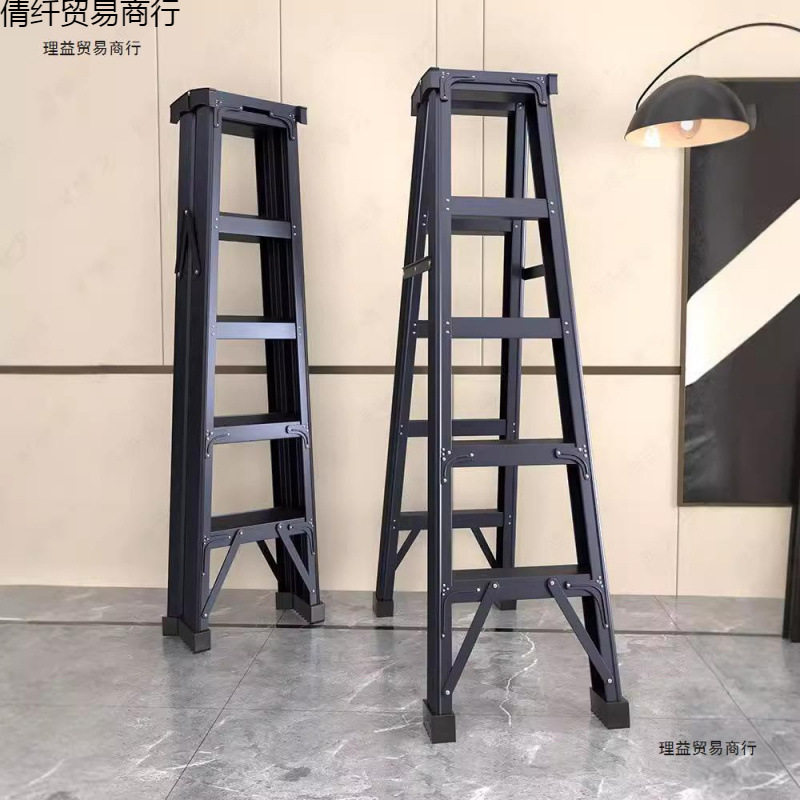 家用梯子拆叠人字梯铝合金3米工程梯伸缩移动爬楼梯多功能凳子