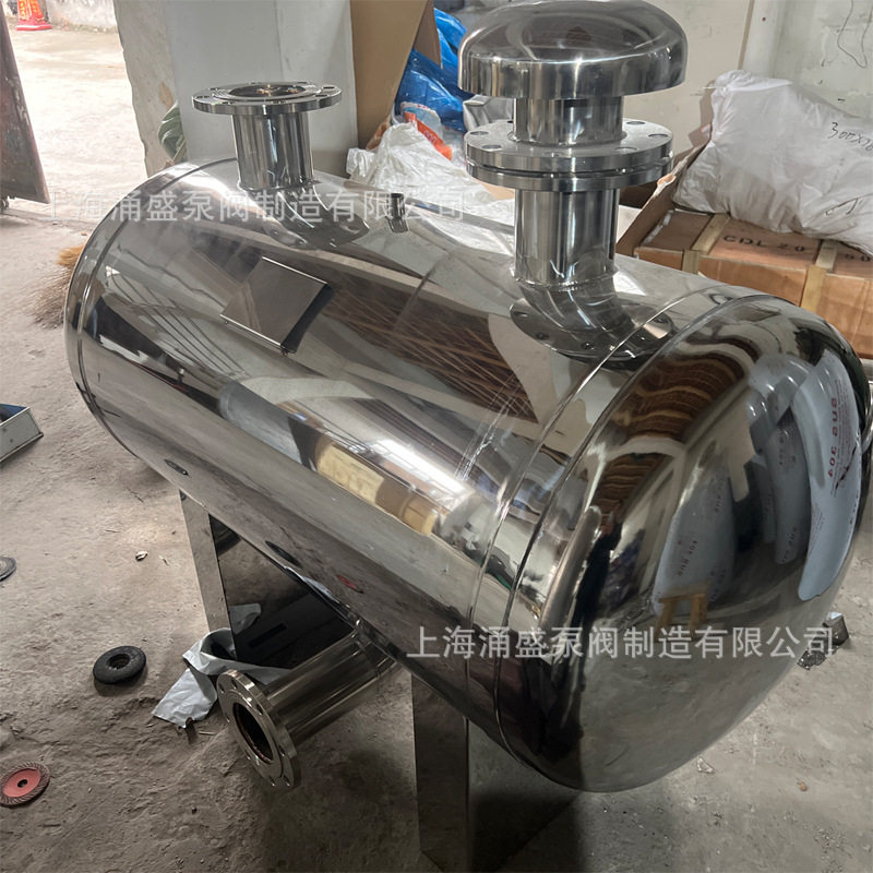 工业304不锈钢稳流罐 卧式无负压罐 卧式不锈钢罐 立式储水罐