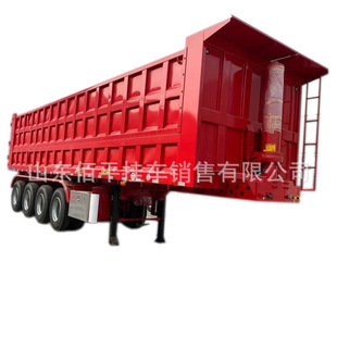 厂家出售工程机械运输半挂车 四桥后翻自卸车 挂车 散水泥罐车