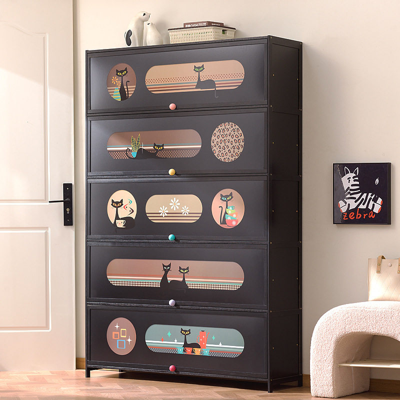 鞋柜家用门口入户玄关大容量带门透气鞋架新款2025爆款室内收纳柜