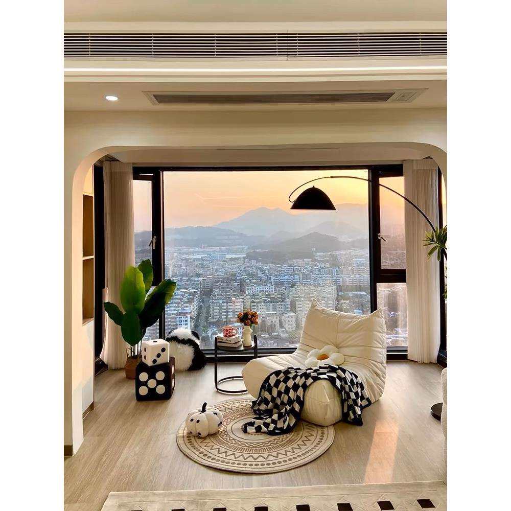 毛毛虫懒人沙发可躺可睡巨大沙发阳台榻榻米单人沙发椅卧室小沙发