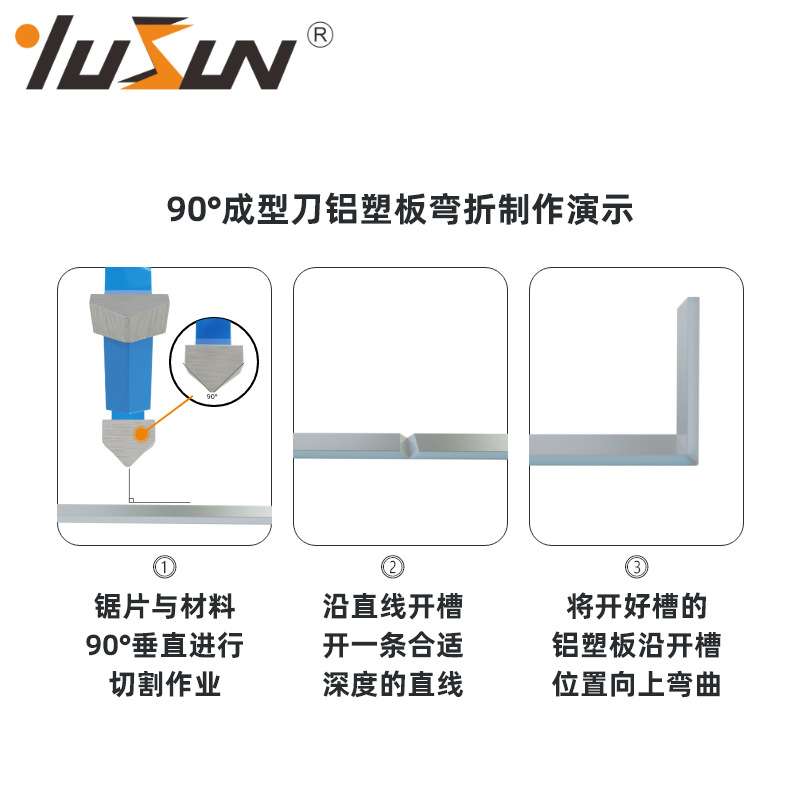 宇盛铝塑板成型刀U型90度V型弯折木工锯片圆形六齿八齿十二齿刀片