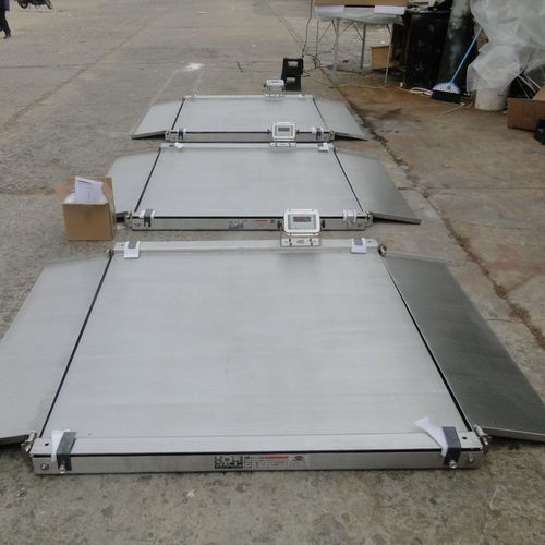 304不锈钢超低小地磅3T500g防水防腐不锈钢电子地磅带RS485通讯串