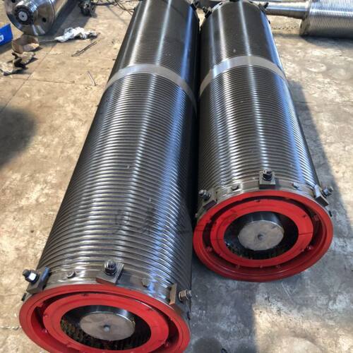 φ500*3300双梁起重机卷筒起升开闭缠钢丝绳钢板卷制滚筒