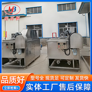 全自动馓子油炸机 食品厂用油炸锅 休闲食品猫耳朵薯片锅巴油炸锅