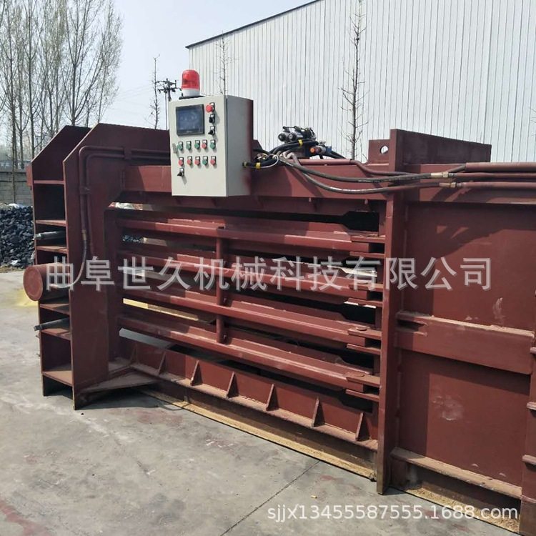 世久140吨半自动带门液压打包机卧式塑料瓶纸箱服装油漆桶打包机,机械设备,其他机械设备,淘宝优惠券,粉丝福利购,淘宝优惠卷