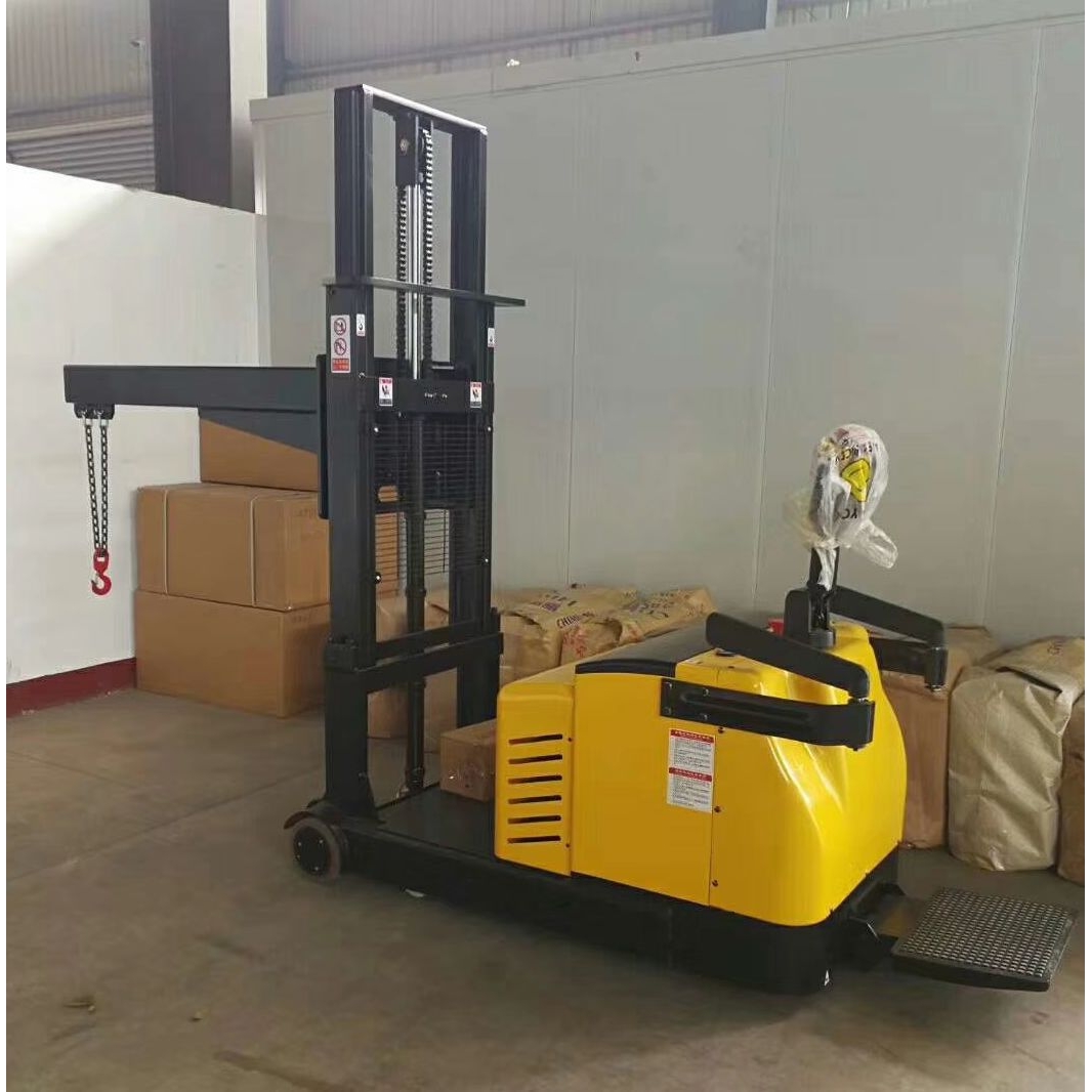 金茂无腿平衡重式全电动吊臂车移动垂直吊装手动电动单臂吊机