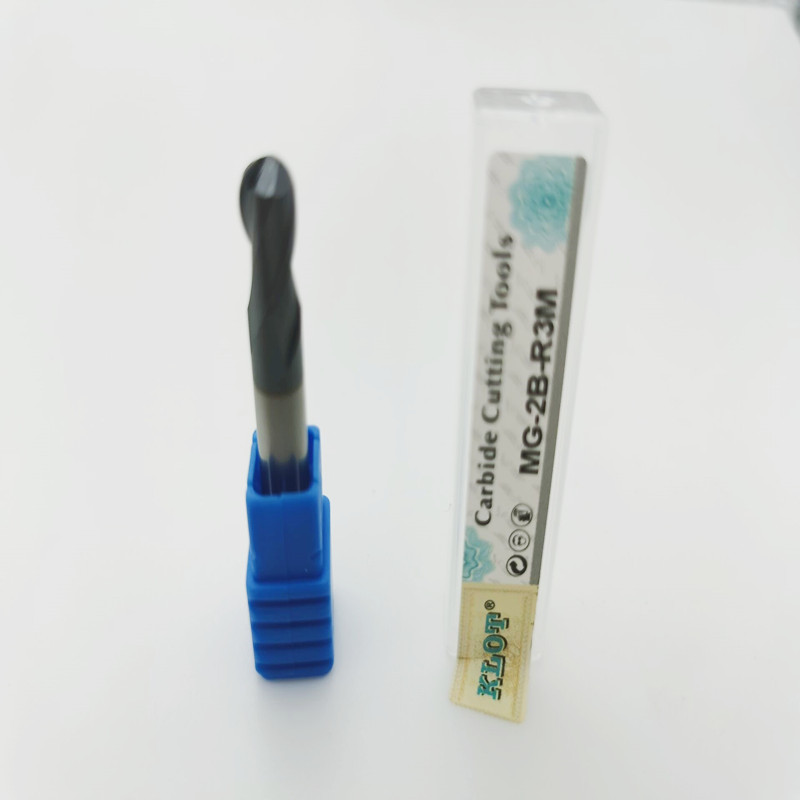 KLOT牌圆弧刀钨钢 50度圆弧球头铣刀 整体硬质合金涂层R1R2R3R4R5