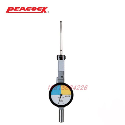 原装日本PEACOCK孔雀 小型标准表盘指针式千分表指示表 PCC-1X