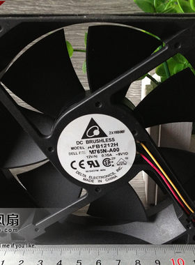 原装台达 AFB1212H DELL  12V 0.35A 12025 12CM三线机箱散热风扇