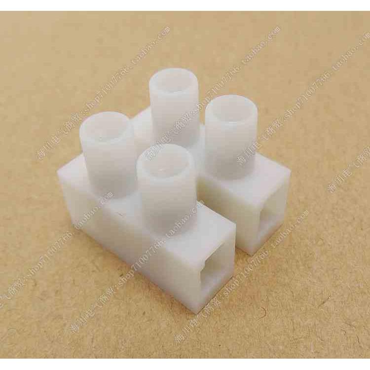 LED吸顶灯电源接线排2位接线端子台电线连接器座 接线柱铁 10A 2P