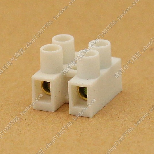 锌合金 2位接线端子排/电线对接/接线端子台/接线柱/电线连接器2P