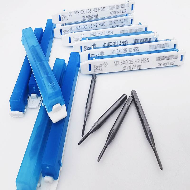 微型细小机用丝锥丝攻 W6542高速钢直槽m0.8m1m1.2mm1.5m1.8m2m3