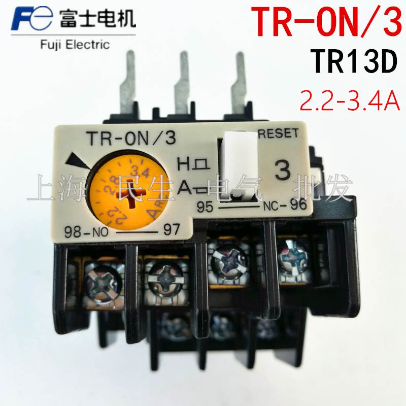 电梯配电箱接触器热过载继电器TR-ON/3 TR13D 2.2-3.4A 银点全新