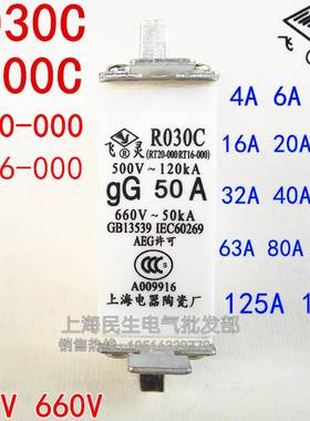 R030C NT00C RT16-000 RT20-000飞灵高分断熔断器 保险丝80A125A