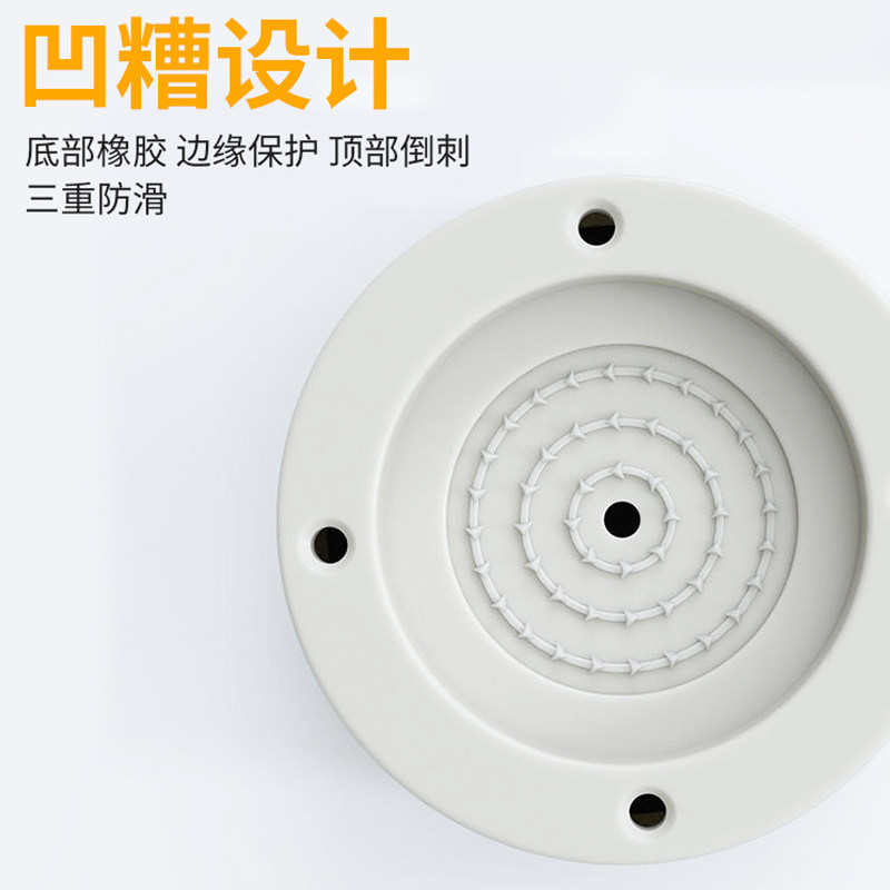 圆形增高床脚垫黑色茶几床腿加高承重底座家具电视柜增高沙发腿垫