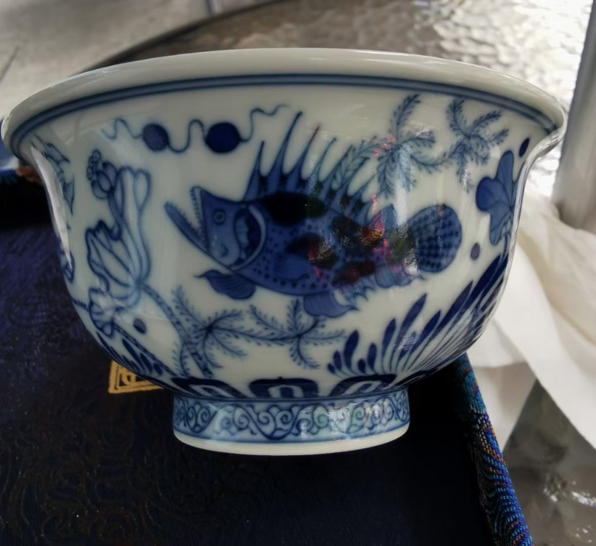 钟家窑主人杯景德镇青花柴窑龙纹陶瓷茶杯个人高端功夫单杯品茗杯