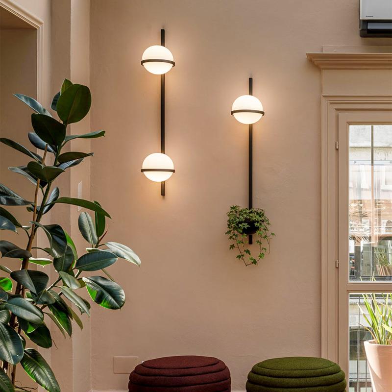 北欧现代包餐厅吊灯设计师单头店铺咖啡厅餐桌吧台灯双头壁灯花架