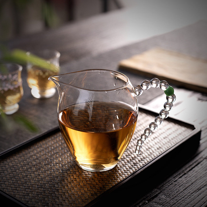 创意水晶玻璃公道杯茶具分茶器泡茶杯高端公杯茶海日式