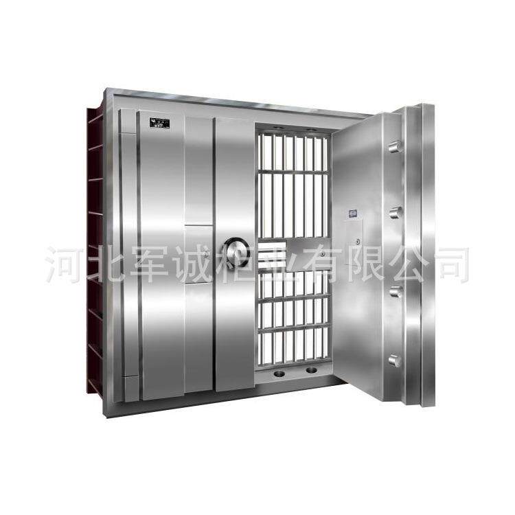 河北军诚金库门银行不锈钢金库门安全防盗金库门