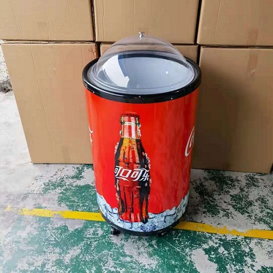 易拉罐型双层结构保密保温冰桶颜色可换款式新颖广告移动促销冰桶