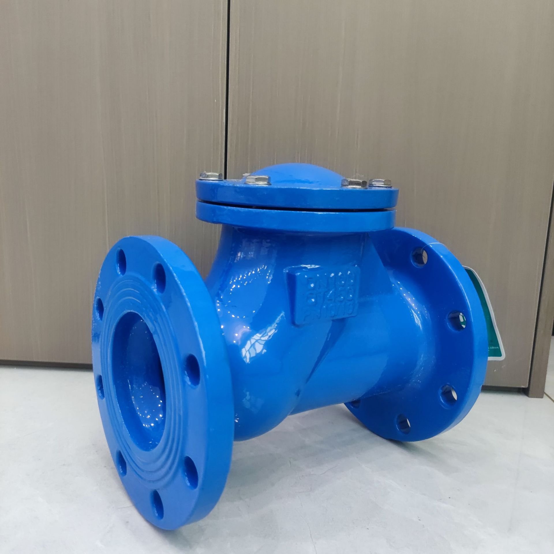 HQ41X铸铁污水球形止回阀法兰式双作用软密封止水阀给排水专用