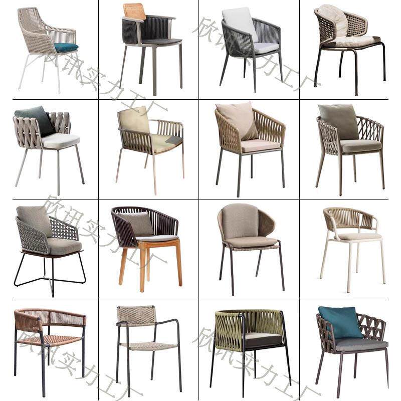 单人沙发椅阳台休闲椅子实木酒店民宿客厅书房简约洽谈桌椅组合