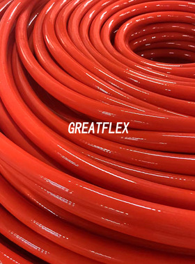 GREATFLEX食品级双层编织硅胶管耐高温高压红色水管软管BP20