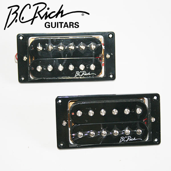 B.C.RH 电吉他开放式双线圈拾音器带边框 一套2只