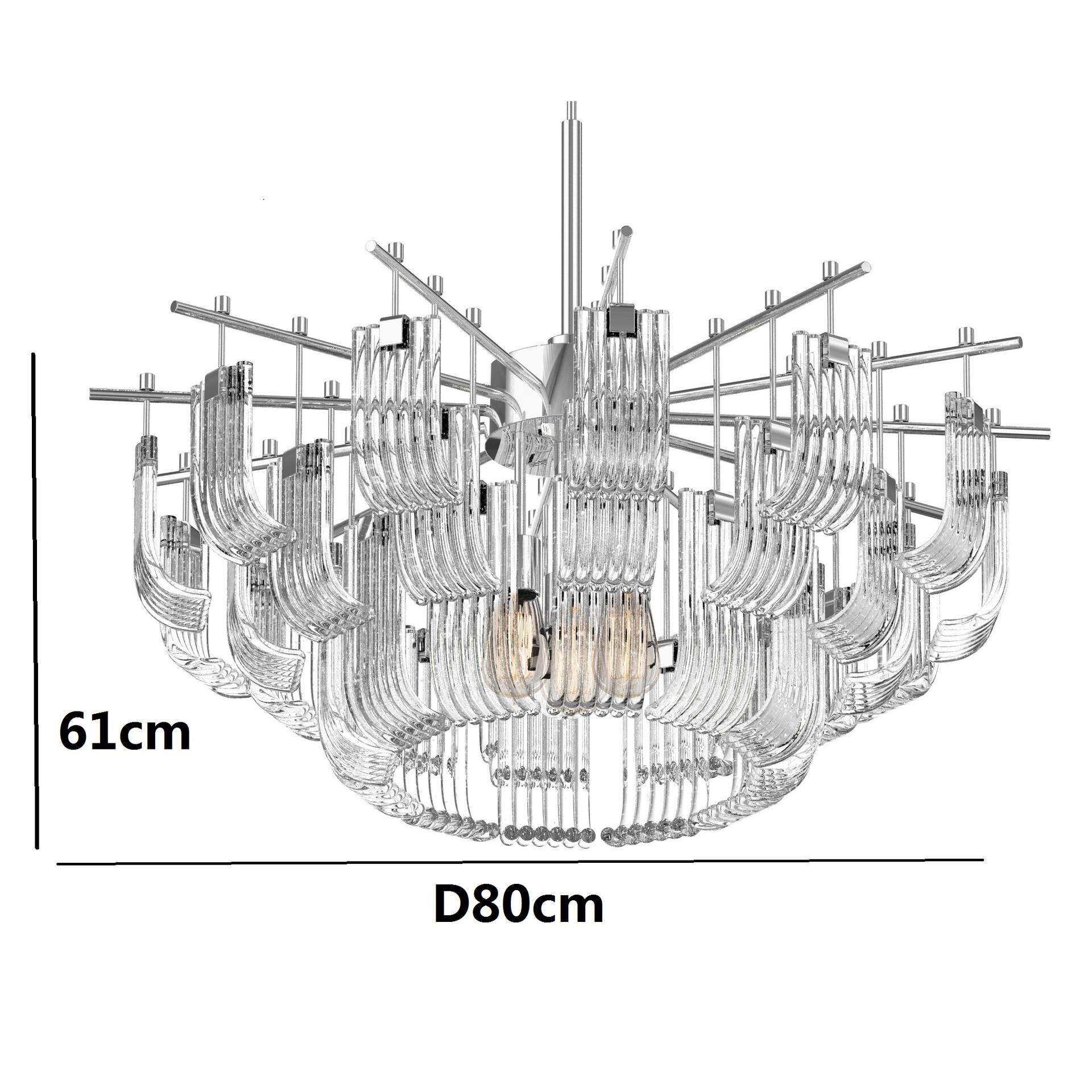 美式吊灯北欧客厅灯奢华法式乡村玻璃装饰家用轻奢公主卧室水晶灯