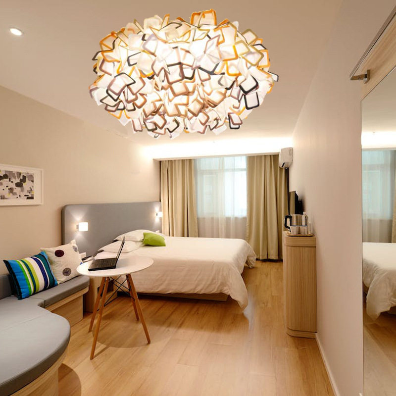 北欧吸吊两用客厅灯现代简约卧室吸顶灯浪漫温馨网红花瓣女孩房灯,电子元器件市场,电线扎带/束线带,淘宝优惠券,粉丝福利购,淘宝优惠卷