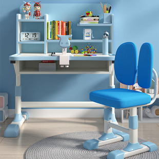 儿童学习桌椅套装组合小学生书桌家用课桌写字桌可升降作业桌批发