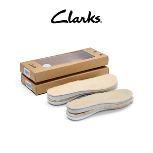 Clarks其乐舒绒款三瓣鞋系列羊毛鞋垫透气吸湿稳定支撑柔软缓震