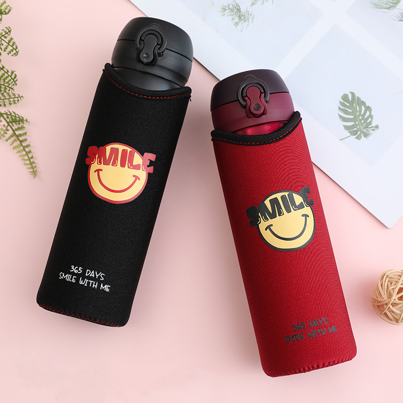 象印膳魔师笑脸保温杯套通用虎牌水杯套保护套3M50 500ml杯子套袋